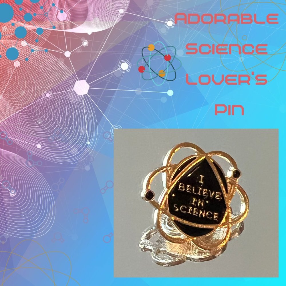 4/$20 Science Lovers Pin NWT